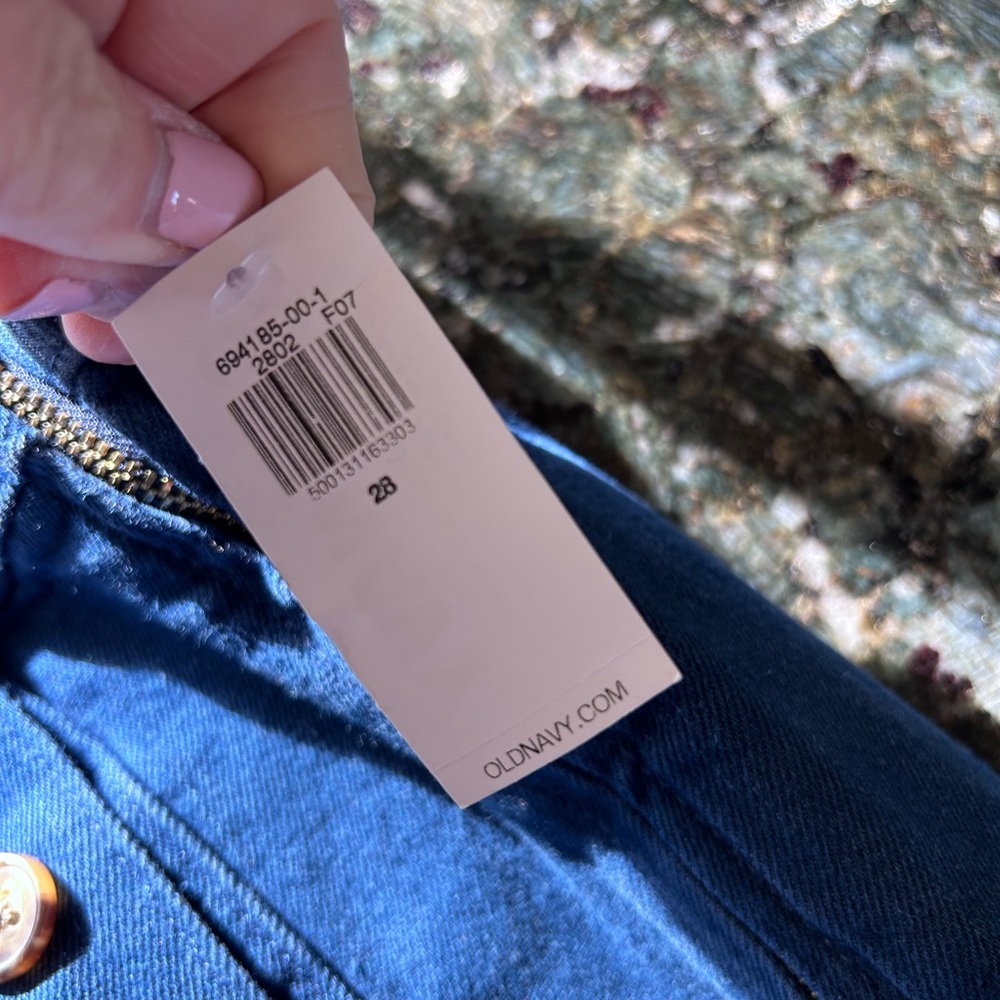 NWT Old Navy Extra High Rise Sky-Hi Wide Let Sailor Style Jeans. Classic. Beach - Picture 9 of 14